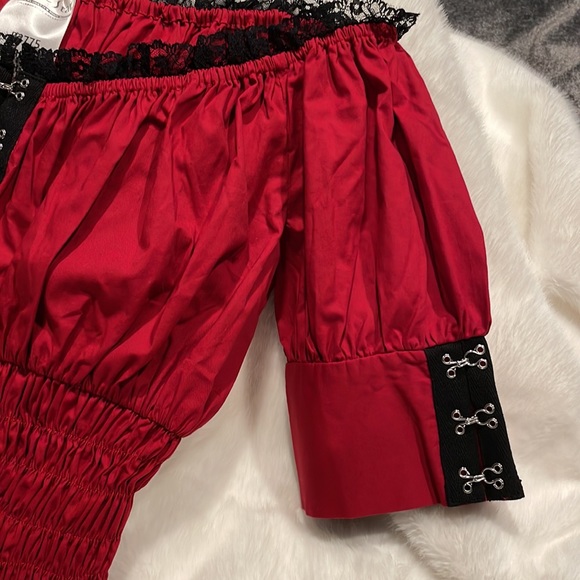 Chic Star Hook and Eye Babydoll Top, size Small - Picture 4 of 8